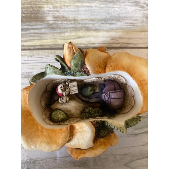 3 X Harmony Kingdom Harmony Garden Double Rose Figurines – Yellow Pink Red 1998 - Picture 3 of 16